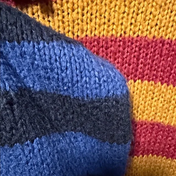 Luna Colorful Colorful 
Stripes Sweater 
W/ balloon sleeves 
NWOT
Color- multi - Picture 9 of 10